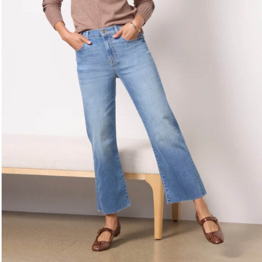 7 For All Mankind Women's Cropped Alexa Jeans sz 26